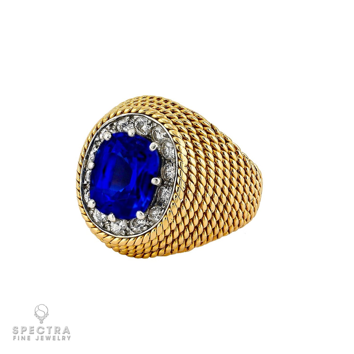 Boucheron 3.70 ct. No-Heat Kashmir Sapphire Ring, c.1950