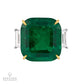 Spectra Fine Jewelry 23.88ct Colombian Emerald and Diamond Three Stone Ring