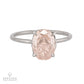 2.31 ct. Fancy Brownish Orangy Pink Diamond Ring in Platinum