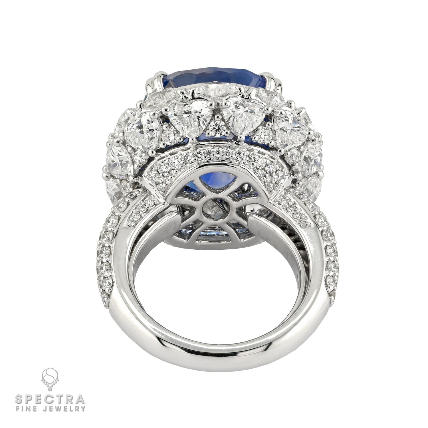 Spectra Fine Jewelry 20.35 ct. Kashmir Sapphire & Diamond Ring