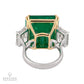 28.65 ct. Colombian Emerald & Diamond Ring by Spectra Fine Jewelry