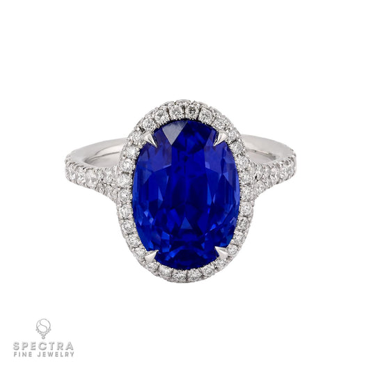 Spectra Fine Jewelry 8.0 ct. Ceylon Royal Blue Sapphire Ring