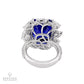 Spectra Fine Jewelry 11.43ct No Heat Ceylon Sapphire Ring