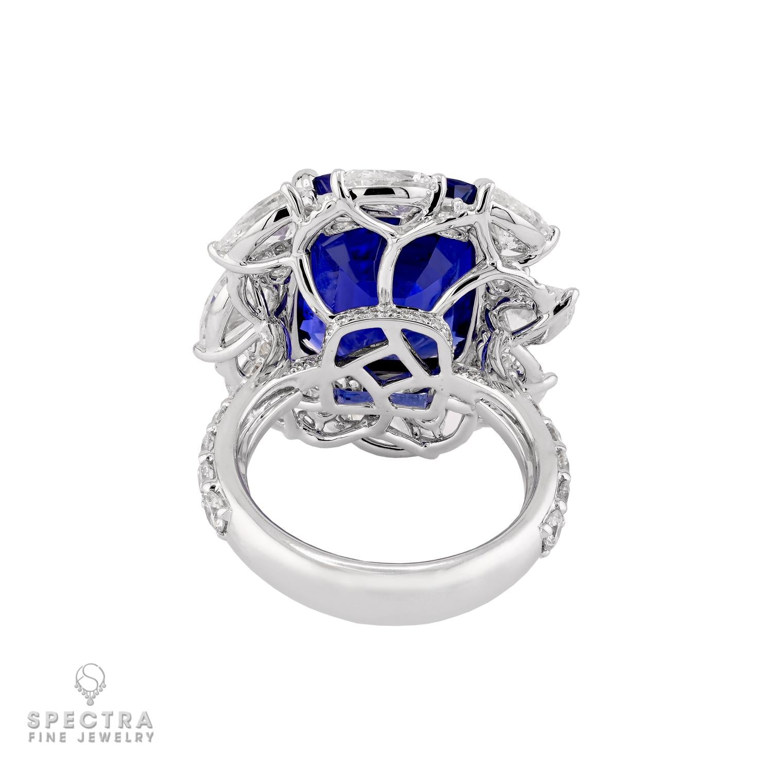 Spectra Fine Jewelry 11.43 ct. No Heat Ceylon Sapphire Ring