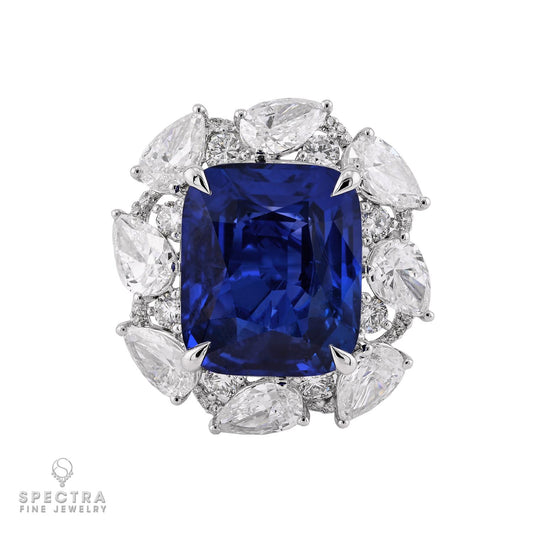 Spectra Fine Jewelry 11.43 ct. No Heat Ceylon Sapphire Ring