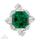 Spectra 8.93 ct. Colombian No Oil Emerald Ring