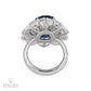 12.37 ct. No-Heat Madagascar Sapphire & Diamond Ring | Spectra Fine Jewelry