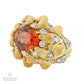 Tiffany & Co. Schlumberger Spessartite "Tapestry" Ring 9.65ct, Signed