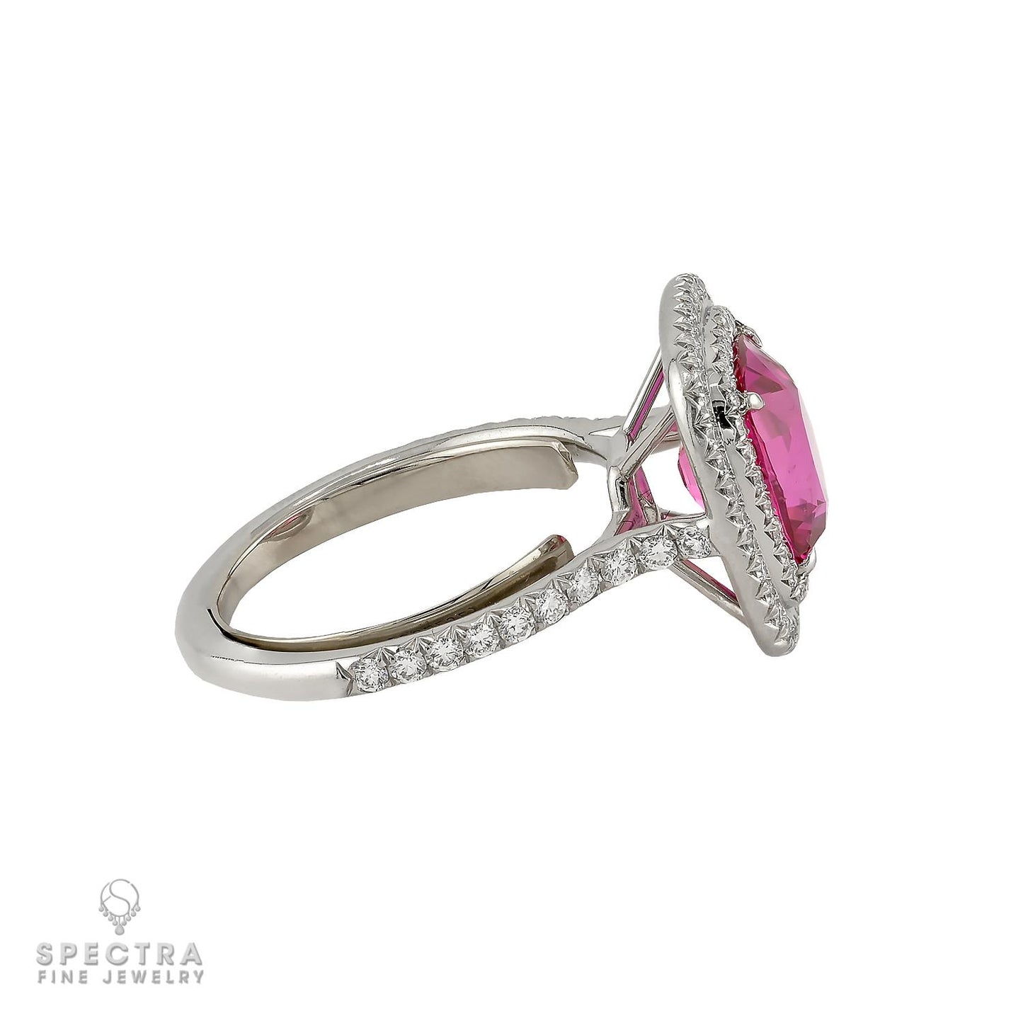 Tiffany & Co. Soleste 4.42ct Pink Sapphire & Diamond Ring