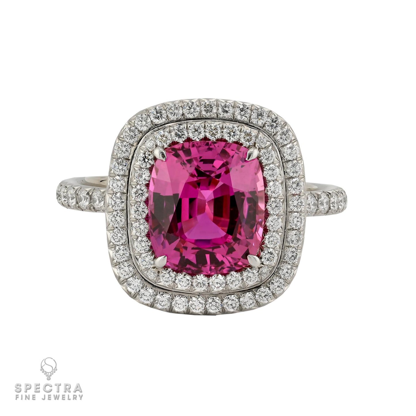 Tiffany & Co. Soleste 4.42ct Pink Sapphire & Diamond Ring
