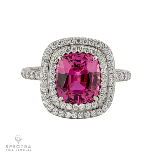 Tiffany & Co. Soleste 4.42 ct Pink Sapphire & Diamond Ring
