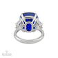 14.80 ct. Royal Blue Ceylon Sapphire Ring, 18k White Gold
