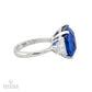 14.80 ct. Royal Blue Ceylon Sapphire Ring, 18k White Gold