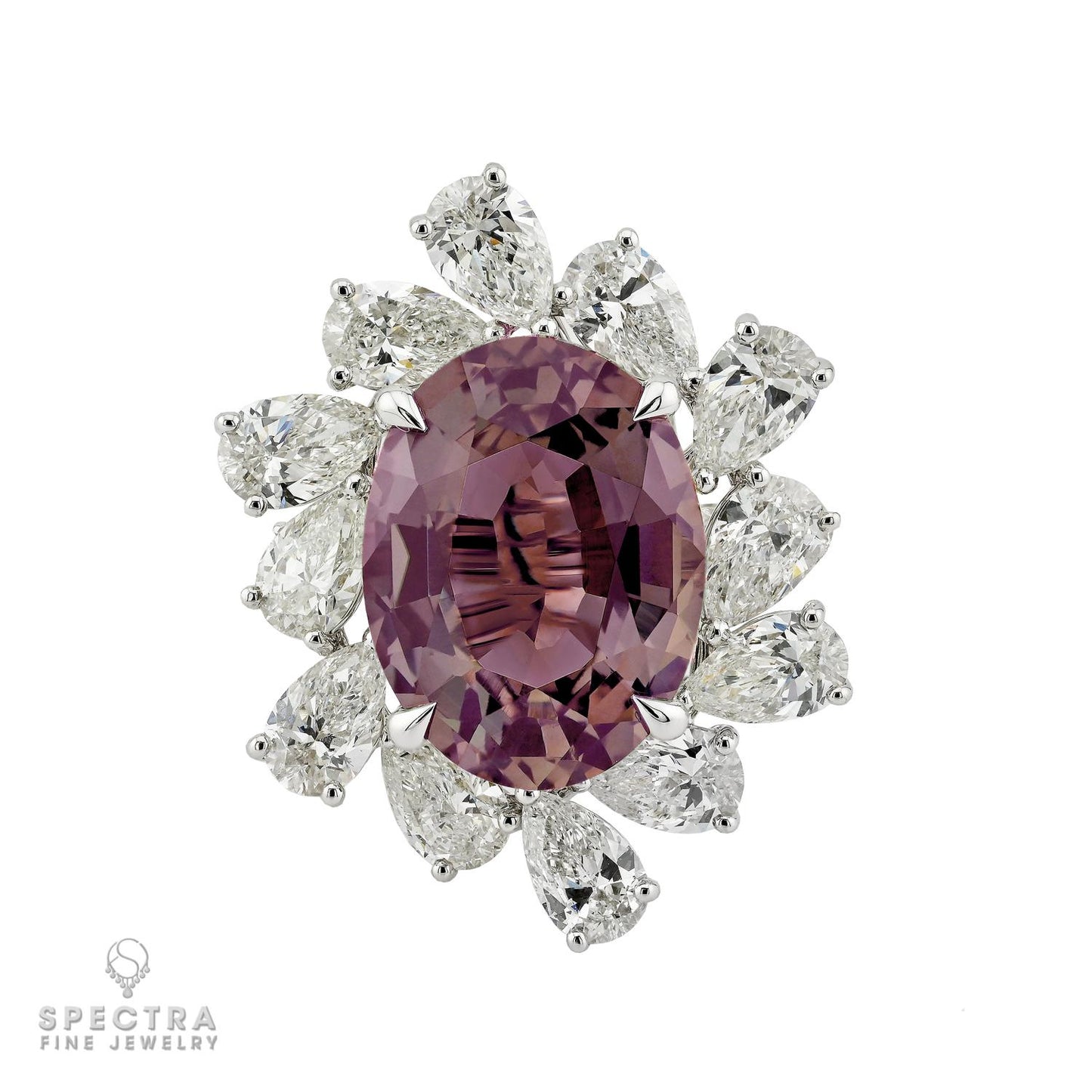 8.11 ct. Ceylon Alexandrite & Diamond Ring