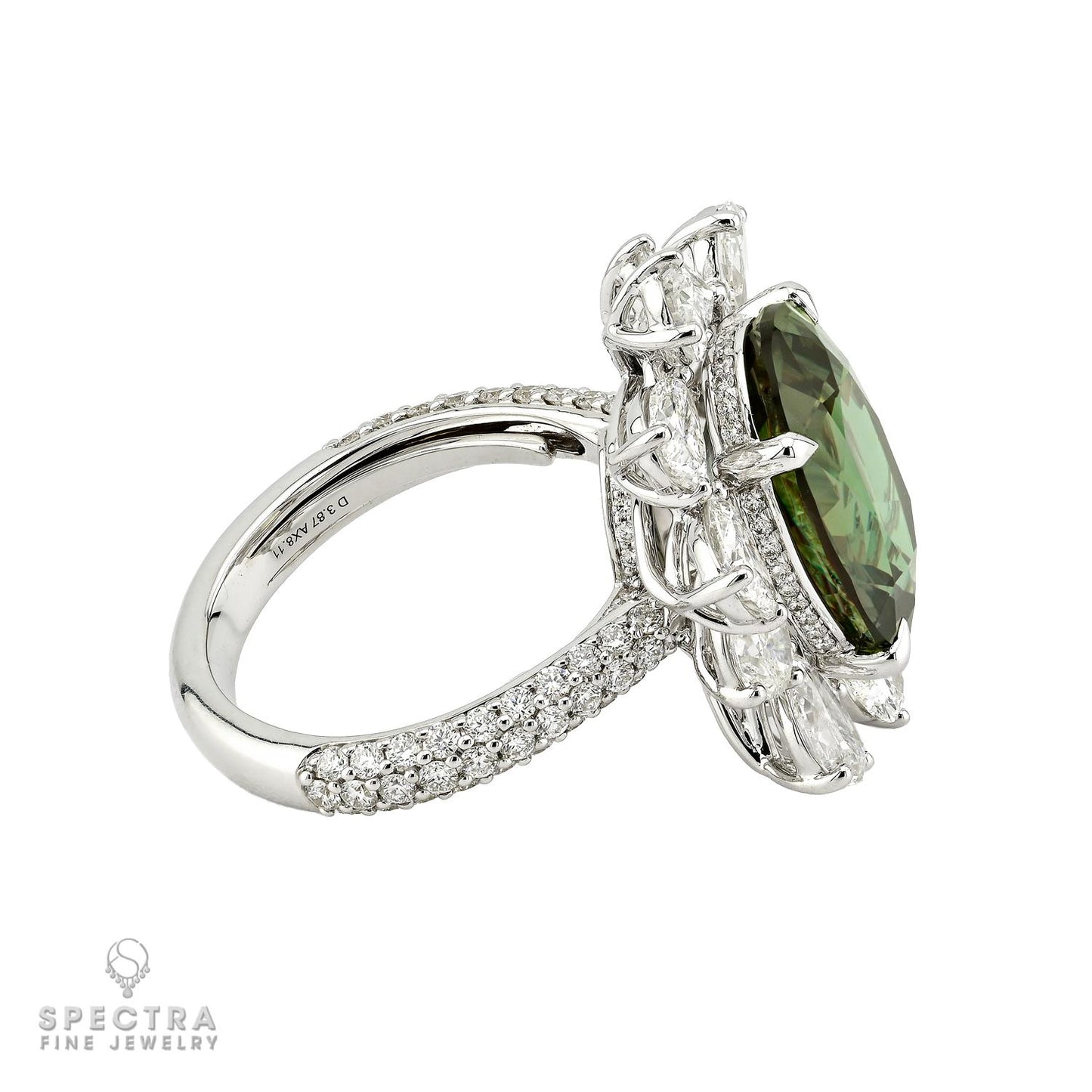 8.11 ct. Ceylon Alexandrite & Diamond Ring