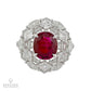 5.06 ct. No-Heat Burma Ruby & Diamond Ring | Spectra
