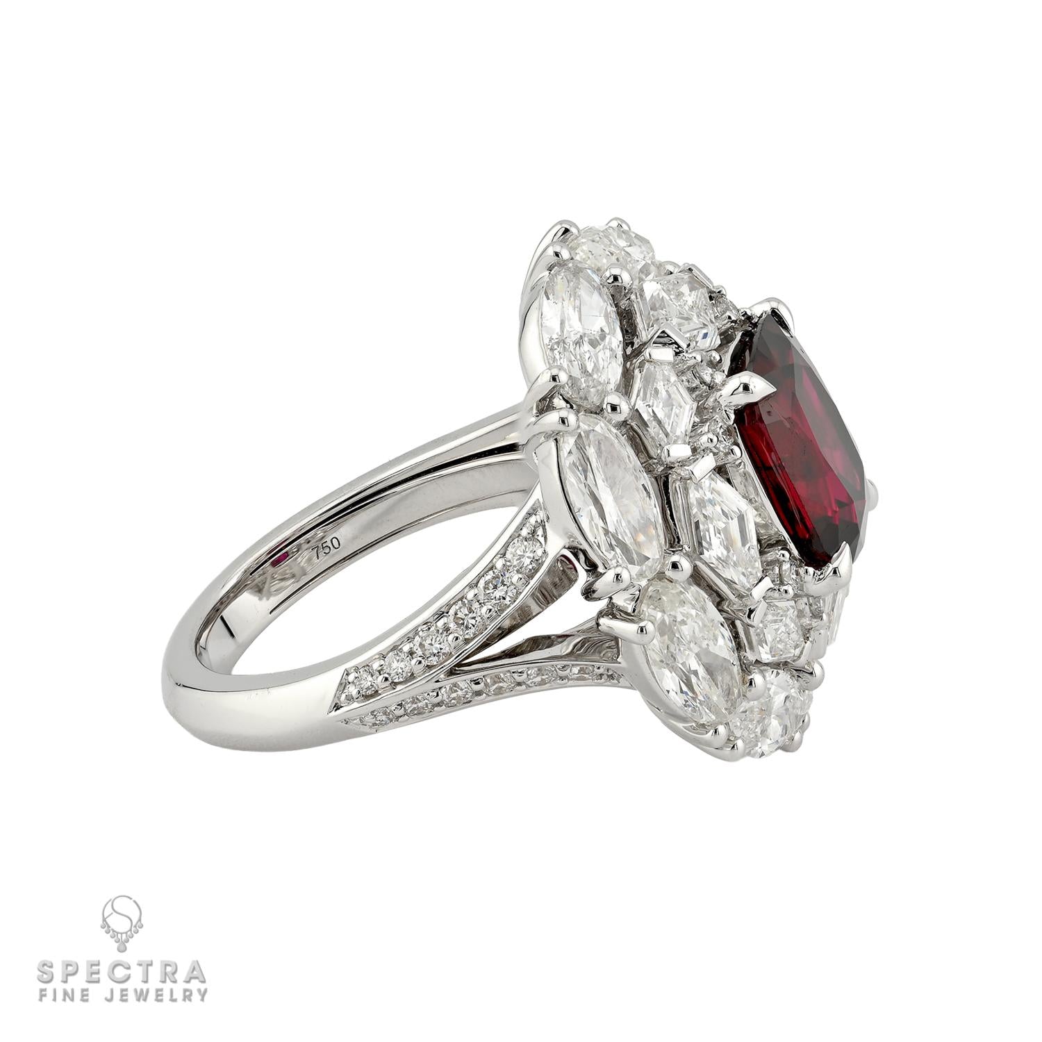 Spectra Fine Jewelry 3.15ct Thai Ruby & Diamond Ring