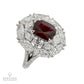 Spectra Fine Jewelry 3.15ct Thai Ruby & Diamond Ring