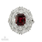 Spectra Fine Jewelry 3.15ct Thai Ruby & Diamond Ring