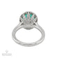 Tiffany & Co. Signed 4.36 carat Paraiba Tourmaline Diamond Ring