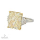 Spectra Fine Jewelry 19.17ct Fancy Light Yellow Diamond Ring | GIA