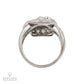 Radiant Elegance: 18K White Gold Diamond Set with Necklace, Earrings, and Ring