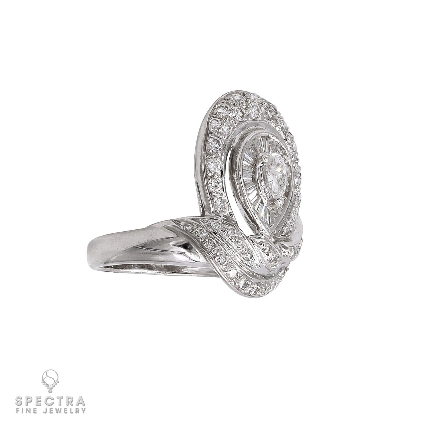 Radiant Elegance: 18K White Gold Diamond Set with Necklace, Earrings, and Ring