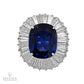 Mouawad Contemporary Sapphire Diamond Halo Demi Parure Suite