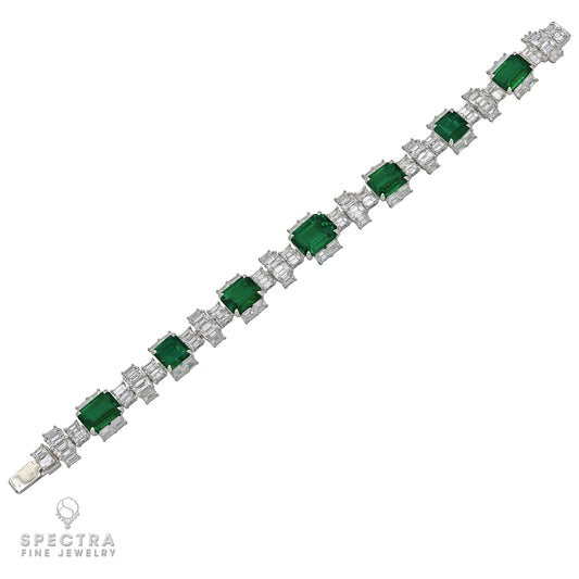 Zambian Emerald Diamond Suite: Luxury Jewelry Collection