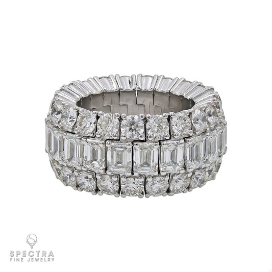 Spectra Fine Jewelry 11.13 Carat Emerald Cut Diamond Ring