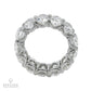 Spectra Fine Jewelry 11.73 cts. Oval Diamond Eternity Wedding Band