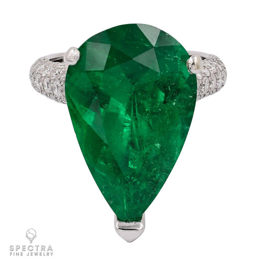 Spectra Fine Jewelry 12.42 ct. Colombian Emerald Ring/Pendant