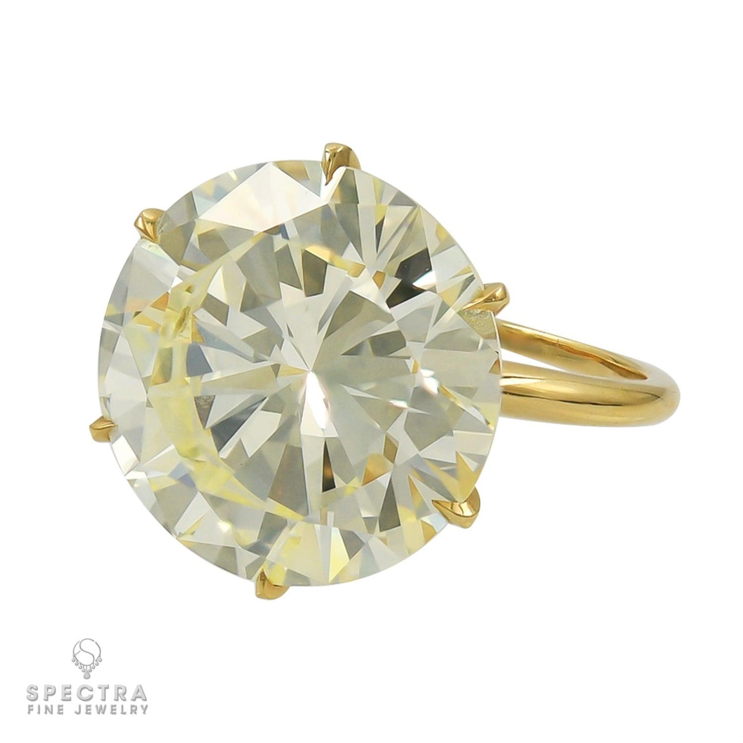 Spectra Fine Jewelry 14.50ct Diamond Solitaire Engagement Ring