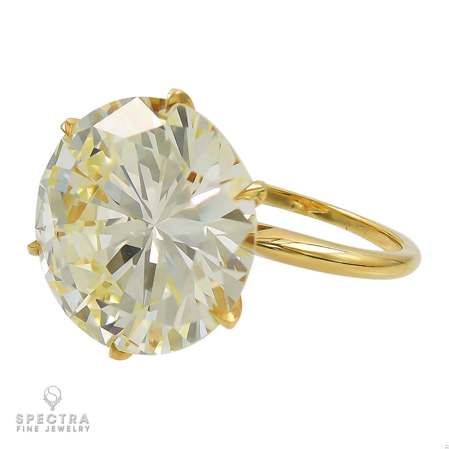 Spectra Fine Jewelry 14.50ct Diamond Solitaire Engagement Ring