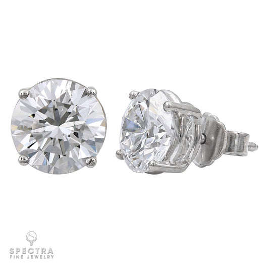 Spectra Fine Jewelry 2.02ct Total Round Diamond Stud Earrings
