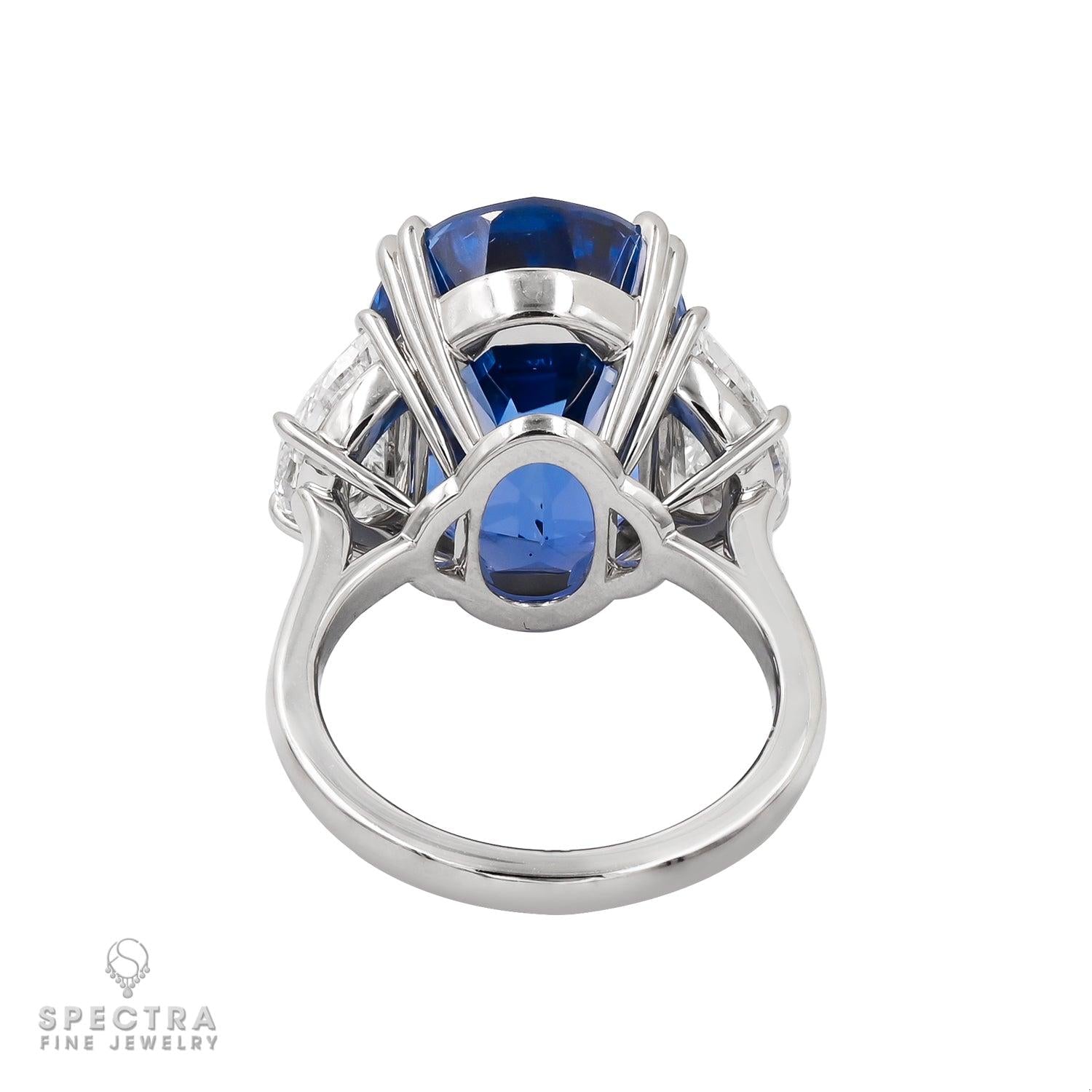 Spectra Fine Jewelry 20.63 cts. Sapphire and Diamond Ring