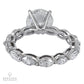 Spectra Fine Jewelry 2.23ct Diamond Round Marquise Engagement Ring Band