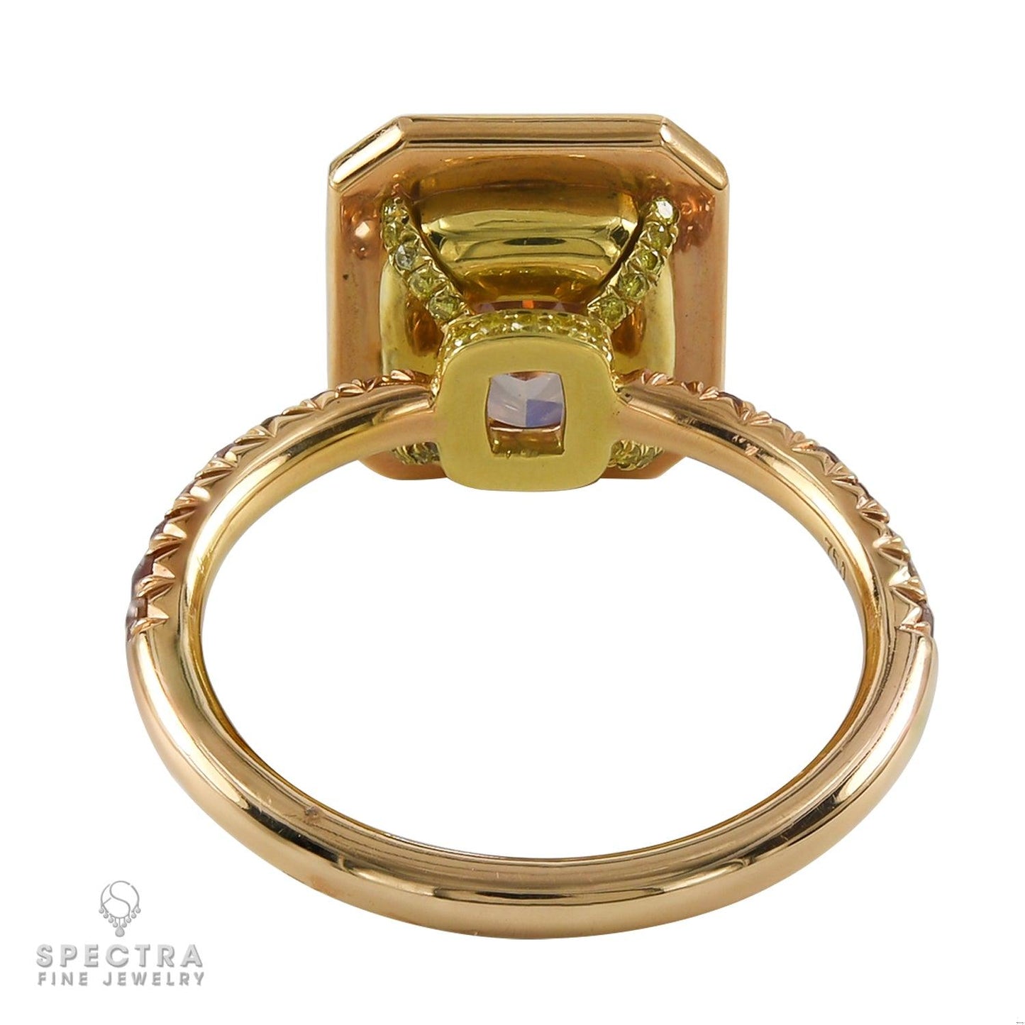 Spectra Fine Jewelry 3.02 cts. Rare Brown-Pink Diamond Engagement Ring