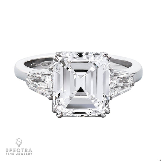 Spectra Fine Jewelry 4.16ct Diamond 18K Gold Ring