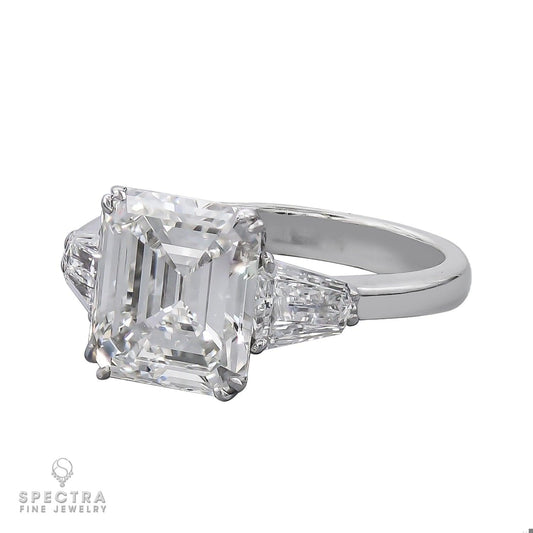 Spectra Fine Jewelry 4.16ct Diamond 18K Gold Ring