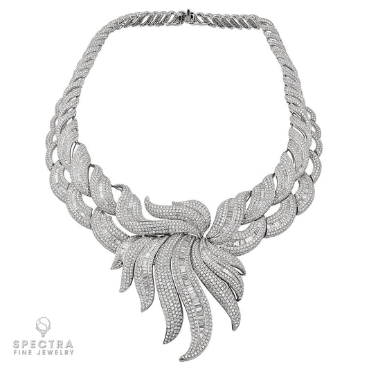 Spectra Fine Jewelry 48.86 Carat Diamond Necklace in Platinum