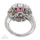 Spectra Fine Jewelry 4.99 ct. Ruby Diamond Engagement Bombe Ring