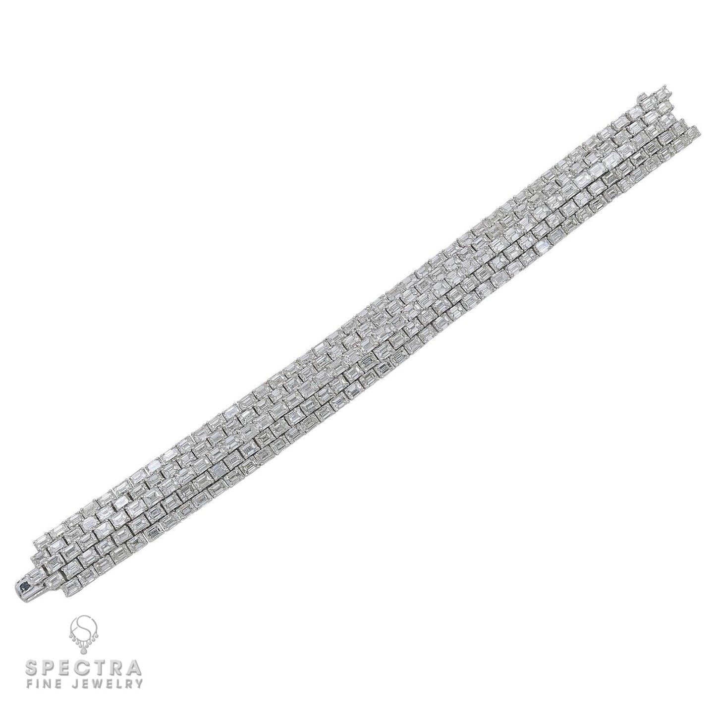 Spectra Fine Jewelry 5-Row Diamond Bracelet 40.40ct