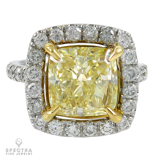 Spectra Fine Jewelry 5.72 ct. Fancy Yellow Diamond Ring