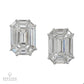 Spectra Fine Jewelry 7.43ct Diamond Illusion Stud Earrings