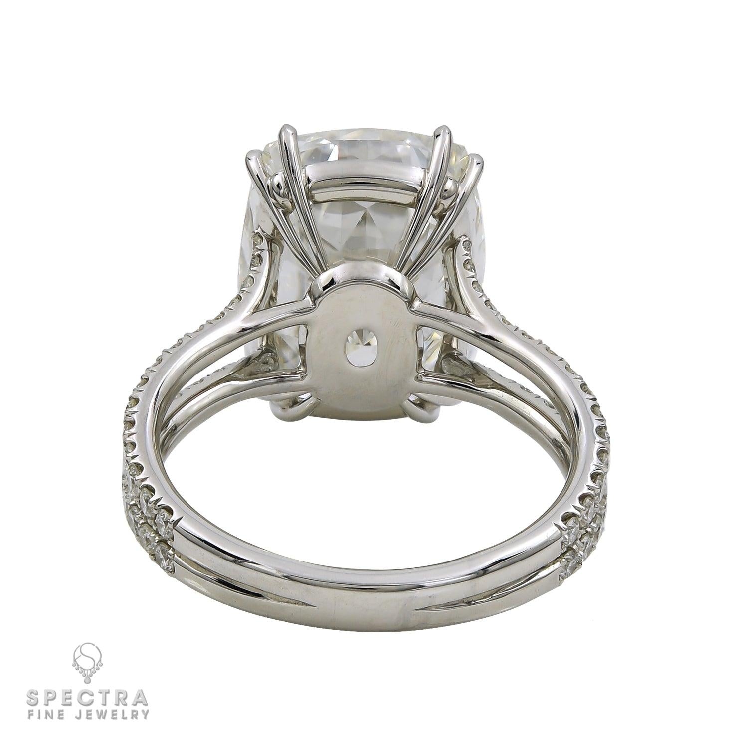 Spectra Fine Jewelry 8.86ct Cushion Diamond Engagement Ring