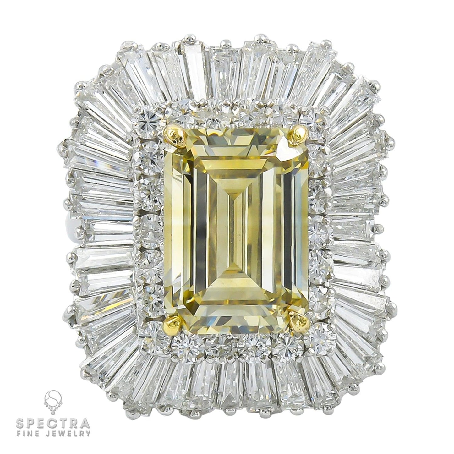 Spectra Fine Jewelry 9.01ct Brown Diamond Engagement Ring