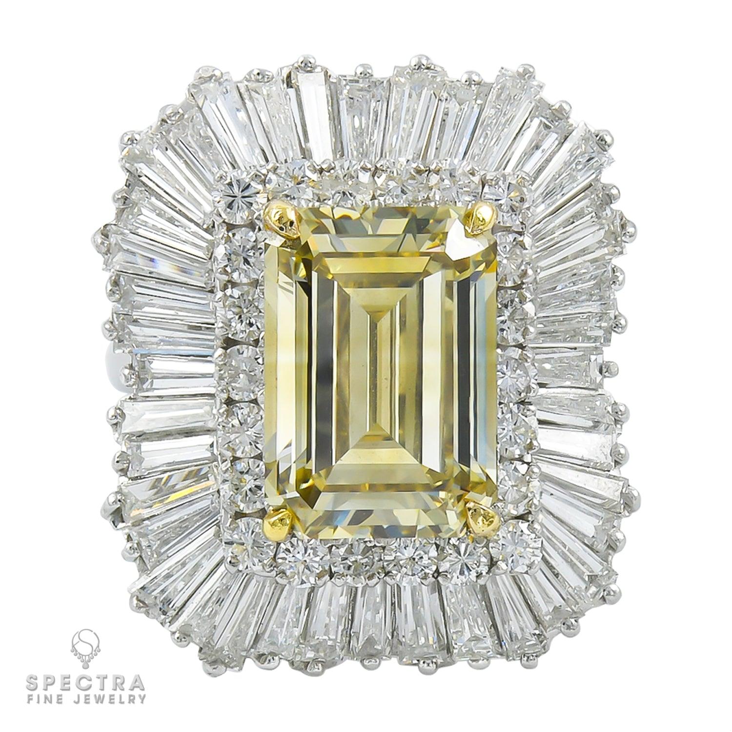 Spectra Fine Jewelry 9.01ct Brown Diamond Engagement Ring