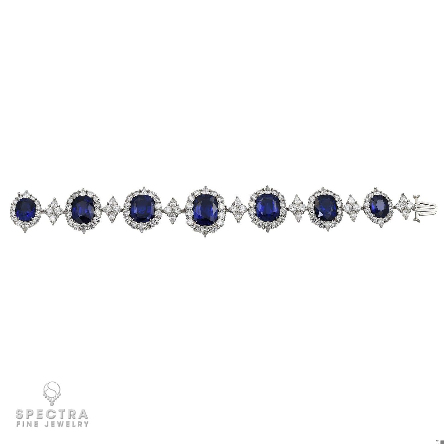 Spectra Fine Jewelry Ceylon Sapphires Diamond Bracelet