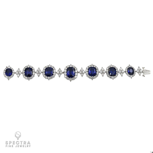 Spectra Fine Jewelry Ceylon Sapphires Diamond Bracelet